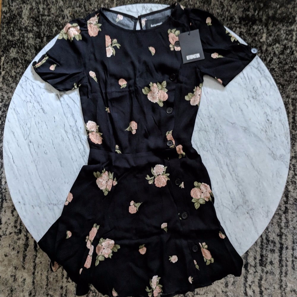 Reformation Katie Dress in Aphrodite - NWT - Size0